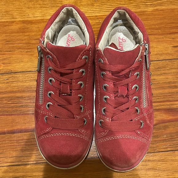 Lurchi Girls Suede Shoes shoes Sz. 12.5 (Euro 30) - Picture 2 of 7